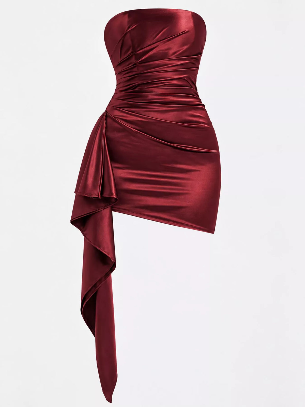 The Ruched Ruffle Strapless Mini – image 6