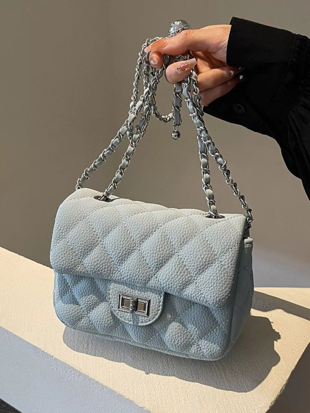 The Quilted Chain Mini Bag – image 11