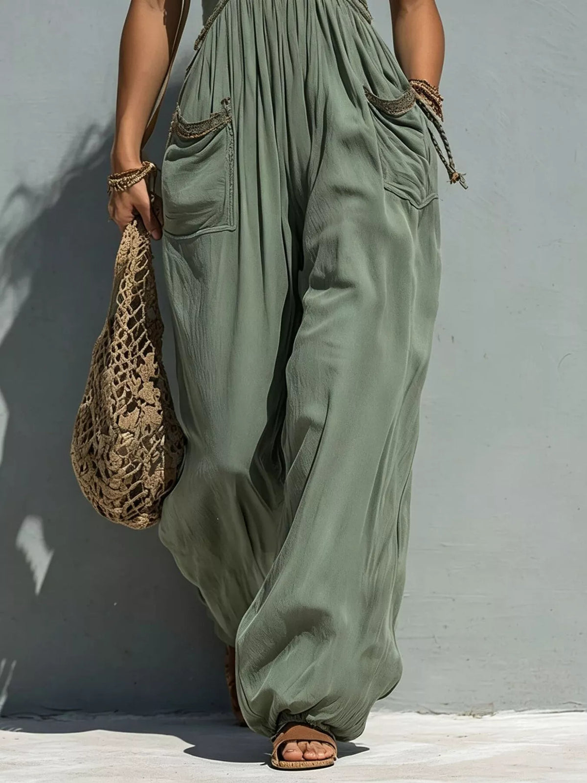 The Moss Lace-Trim Jumpsuit – image 4
