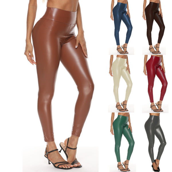 The Second-Skin Faux-Leather Legging