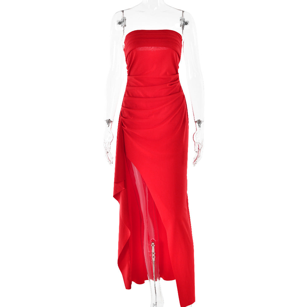 The Noir Strapless Split Maxi – image 4