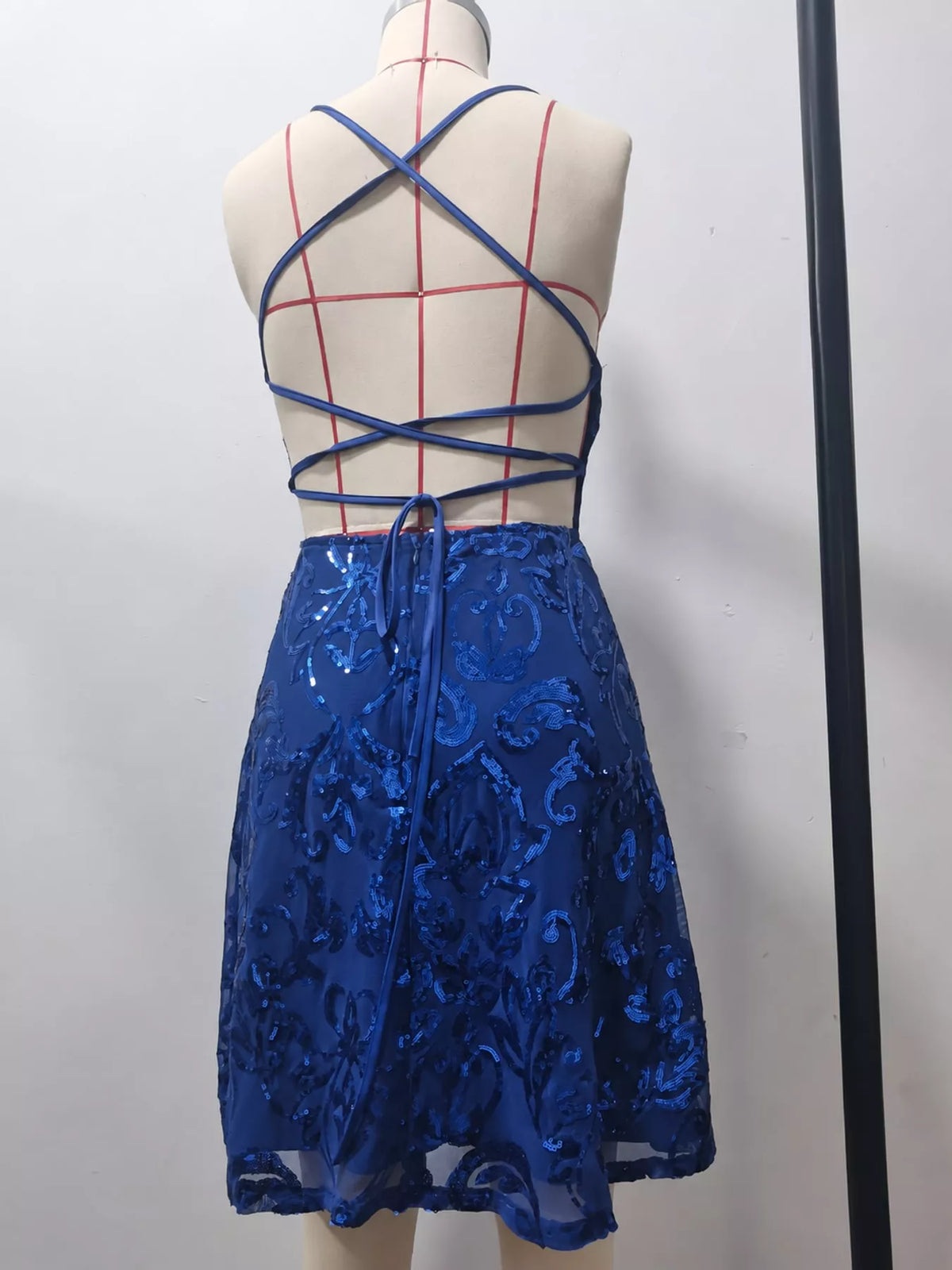 The Prism Square-Neck Sequin Mini – image 19